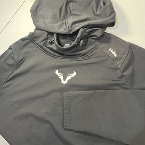 UNRL Hoodie Mens XL Black Crossover Performance Training Hooded Sweatshirt